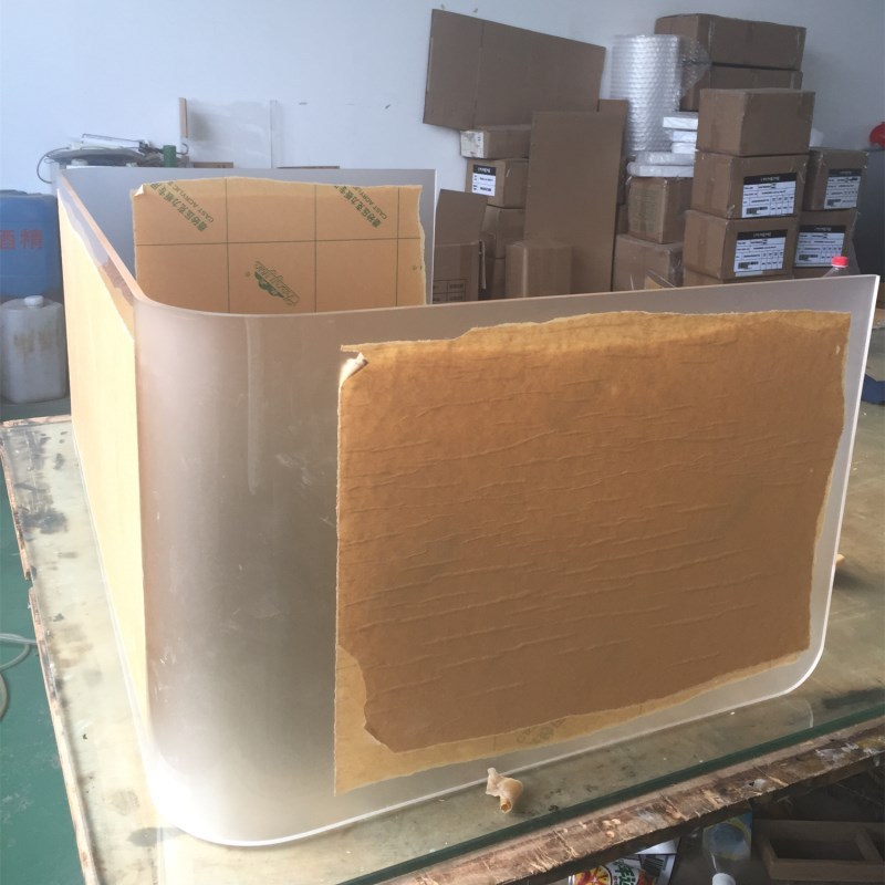 抗静电亚克力板哑面有机玻璃片切割钻石抛光热弯吸塑加工任意形壮