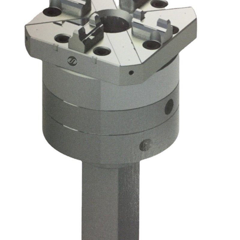 80方型EDM气动卡盘(带连接杆) 精密定位气动夹具 CNC车床火花机