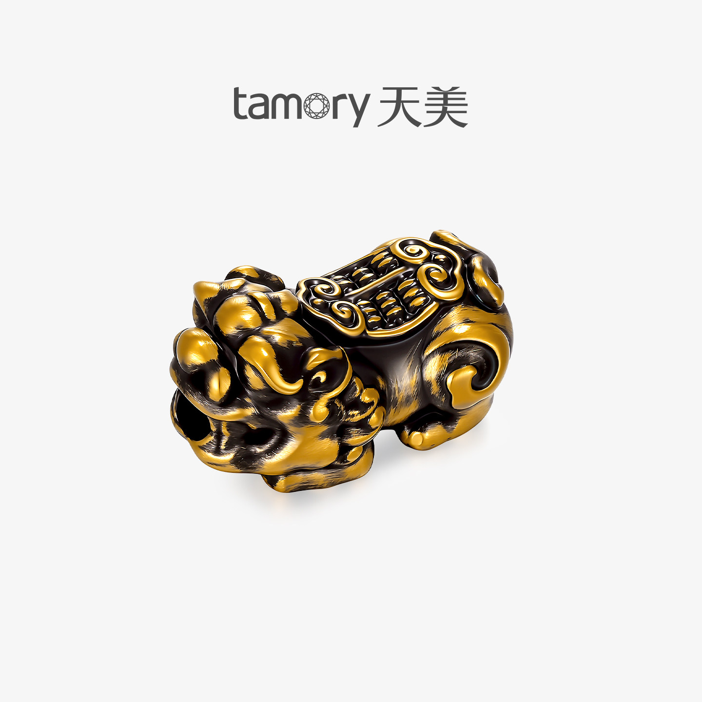 天美珠宝黄金招财貔貅转运珠