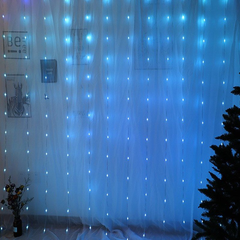 新款LED智能点控RGB窗帘灯串跑马流水三线灯珠 派对布置装饰灯串,家装灯饰光源,其它灯具灯饰,淘宝优惠券,粉丝福利购,淘宝优惠卷