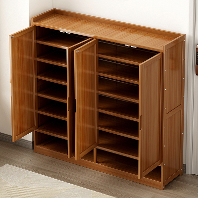 鞋架家用门口室内好看防尘立式鞋柜门外走廊出租屋用简易入户鞋柜