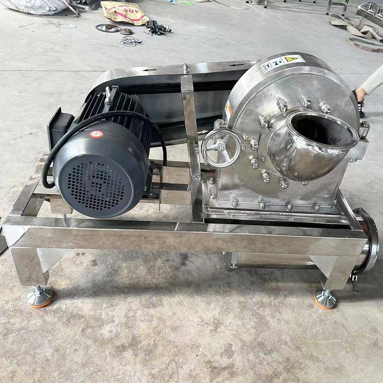 QGC34不钢齿粉碎机青稞大米打锈盘粉机香辛0料孜然化工物料磨粉机