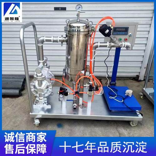 乳漆料过滤胶器 不锈涂钢袋式称过滤机 双袋过滤器 自动重过CL滤