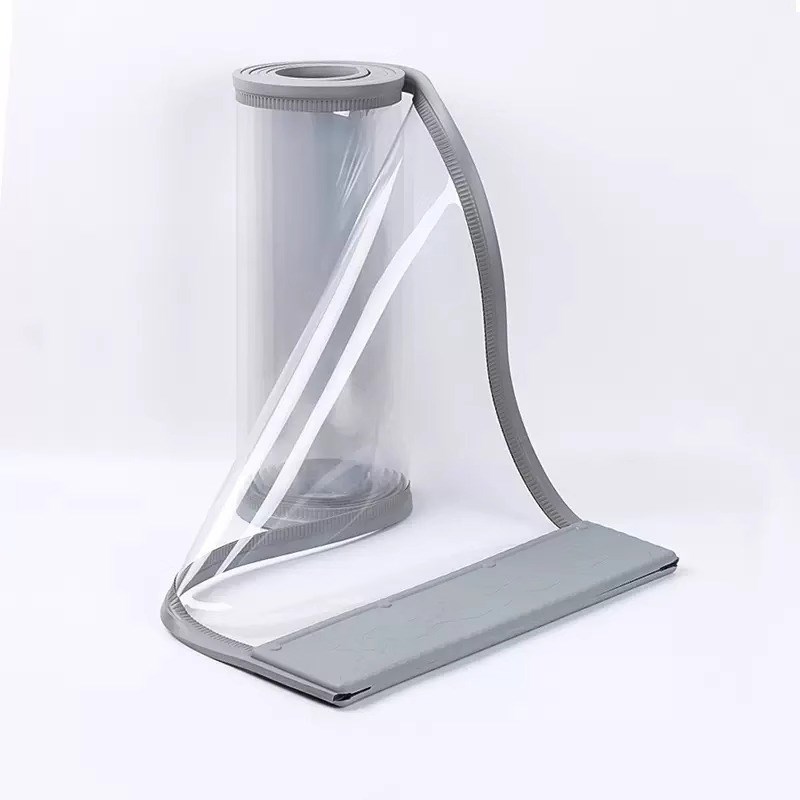 商铺超市大门磁吸挡风门帘室外防水透明隔断商用塑料PVC空调软皮