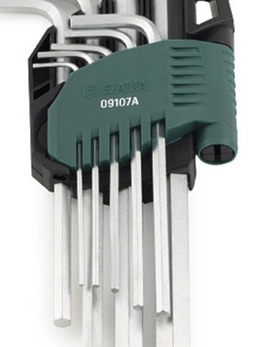 世达 9件套铬钒钢特长内六角扳手 09103A