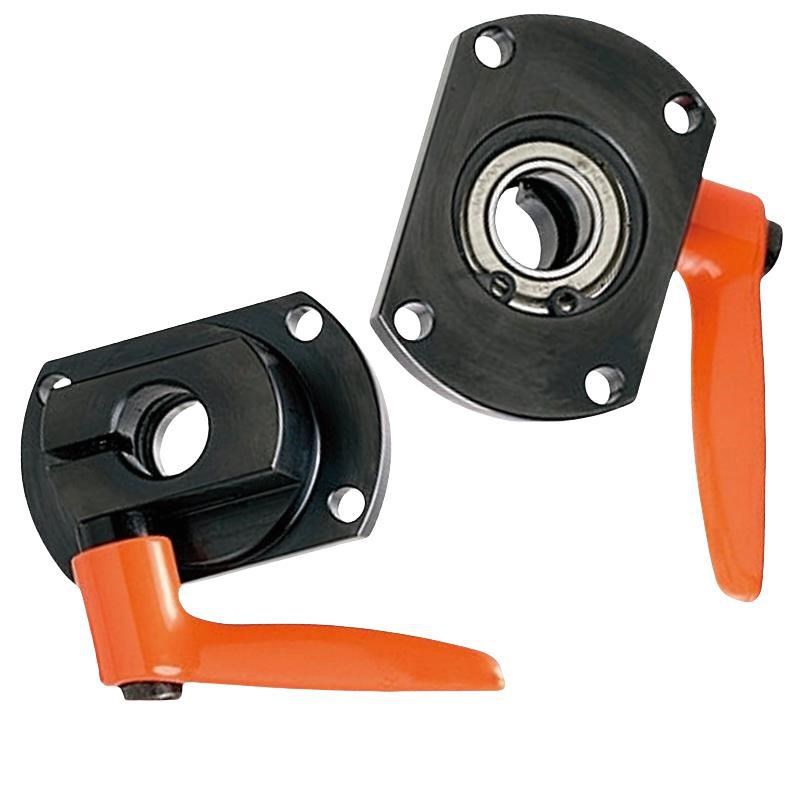 梯形丝杠防转动固定件MTQDB/MTQDM/MTQAB/MTQAM把手锁紧切边法兰