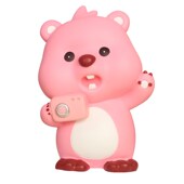 网红露比海狸loopy存钱罐儿童防摔储蓄罐大容量搪胶娃娃客厅摆件