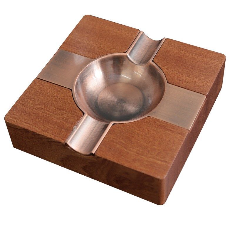 沙比利木雪茄烟灰缸多功能灭烟器创意大口径烟托家用易清洗