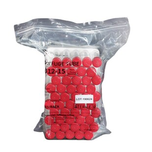 LABSELECT CT-012-15 15ml离心管(含泡沫架)50个/袋