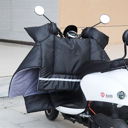 电动车挡风被冬季加绒加厚防水防寒小型电车电瓶车摩X托冬天挡风