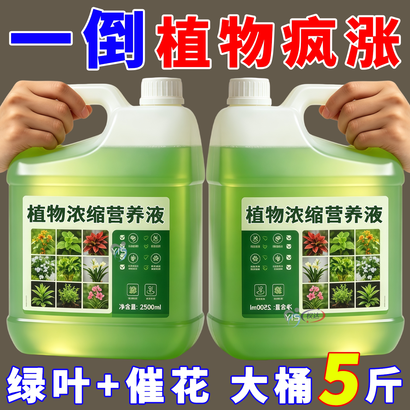 植物通用营养液高浓缩防黄叶烂叶