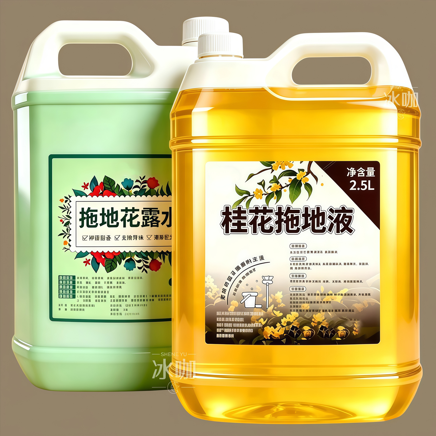 大桶花露水留香地板清洁剂桂花香
