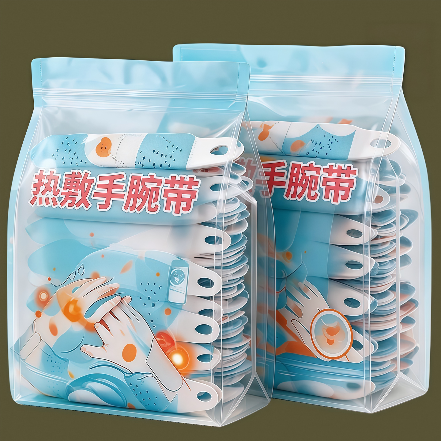 蒸汽艾灸热敷手腕护腕手腱鞘腕带护关节缓解疼痛保暖自发热暖手贴