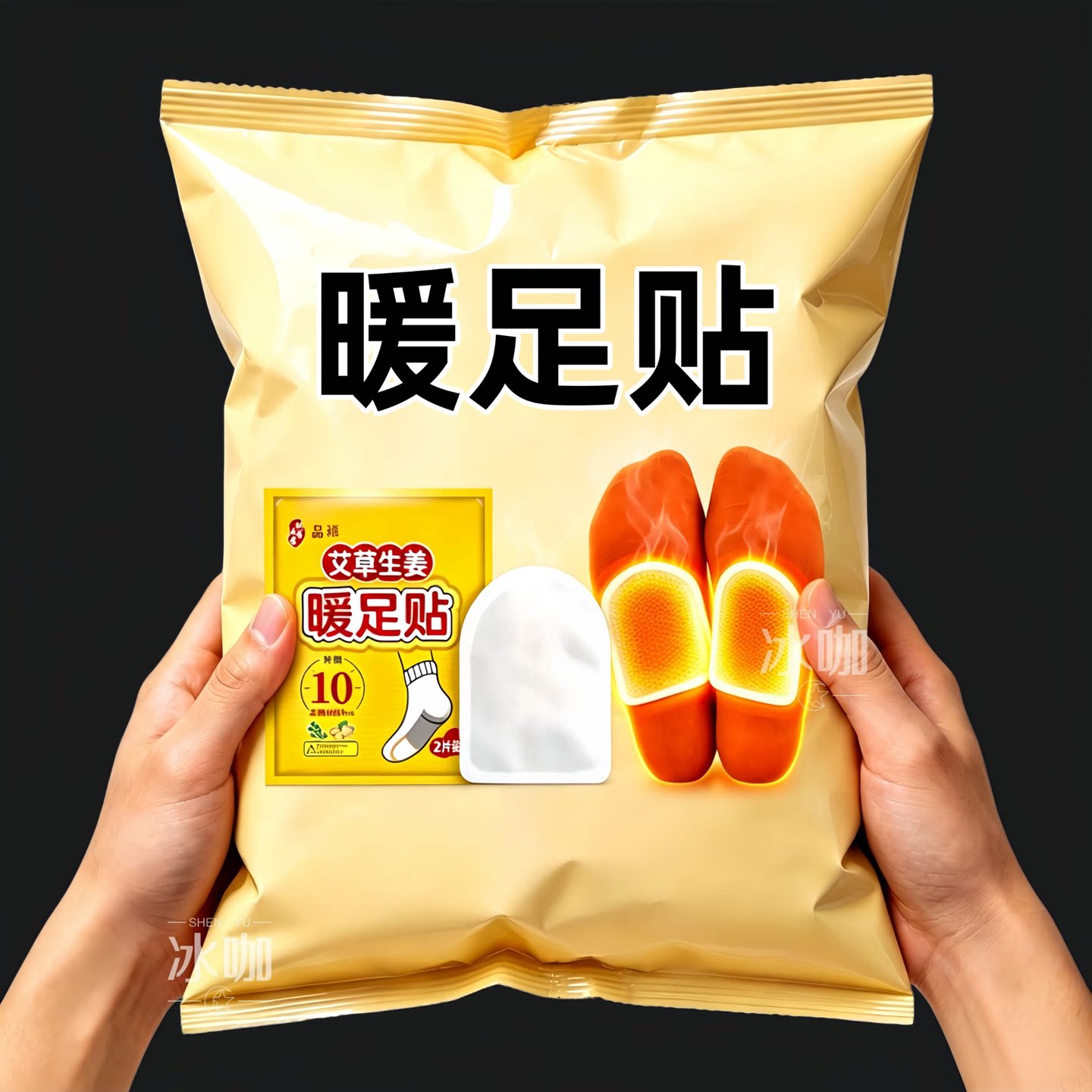 暖足贴脚底自发热鞋垫暖贴暖脚贴保暖身贴冬季足底暖脚宝暖垫足贴图片