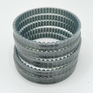 AT5 聚氨酯TPU同步带3M 14M S5M AT10接驳无缝齿面加绿布 S8M