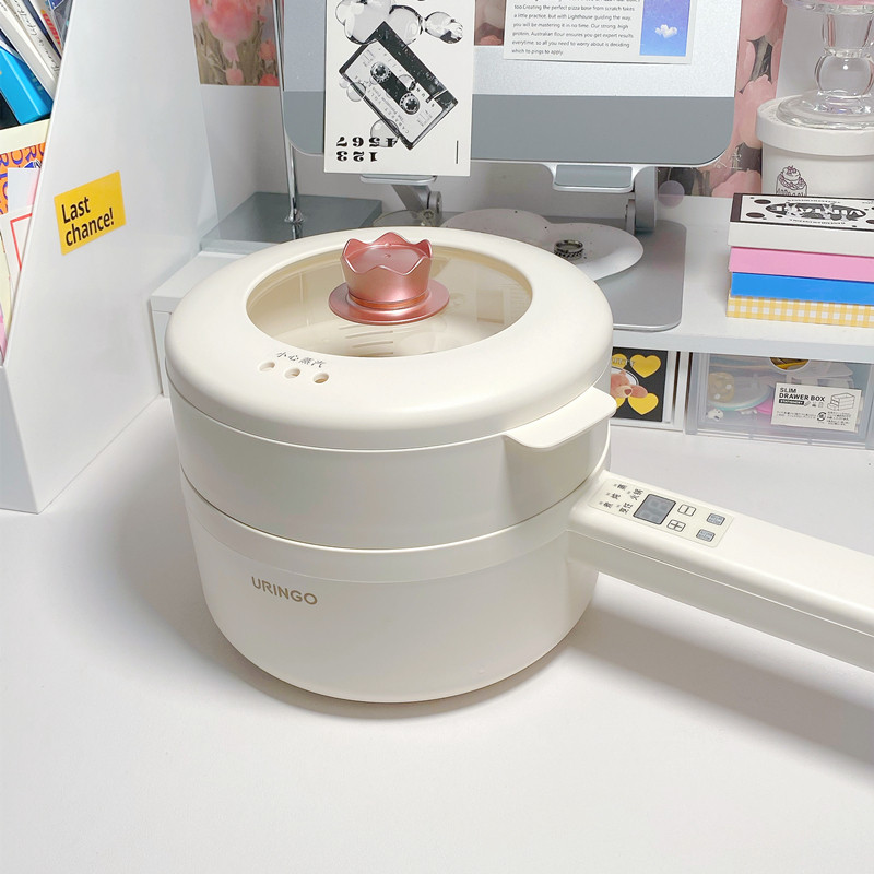 七彩叮当快煮锅一体炒锅宿舍迷你沾电锅学生蒸副食品