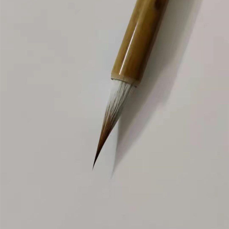 狼羊兼毫瘦金体毛笔小楷工笔水彩勾线笔七狼羊毛笔瘦金毛笔狼毫