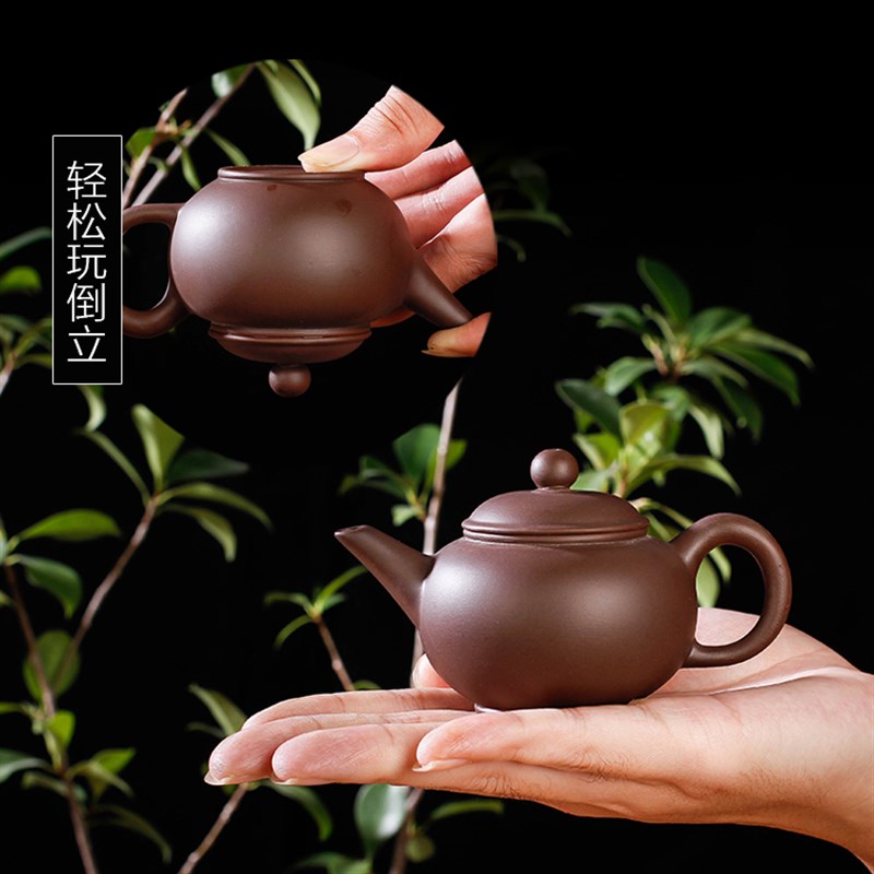 宜兴朱泥紫砂壶单壶手工茶功夫大容量过小号茶壶西施壶茶具装