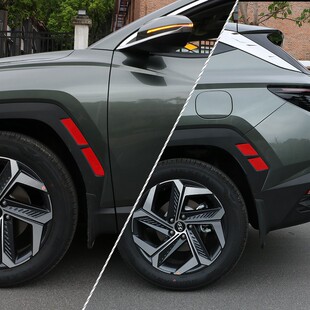 款现代途胜轮眉反光车门门警示汽车个性夜光装饰条