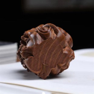 澳洲老山檀香五帝貔貅手把件油奶香雕刻挂件文玩盘玩工艺品