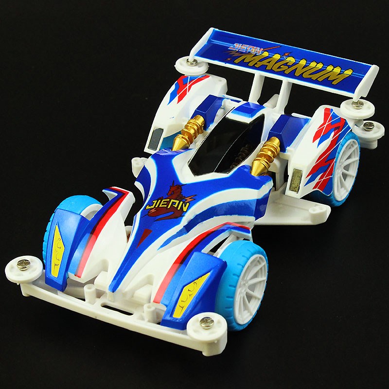 捷品四驱兄弟四驱车喷漆车壳跃动冲锋TZX底盘亲子学校科模比赛
