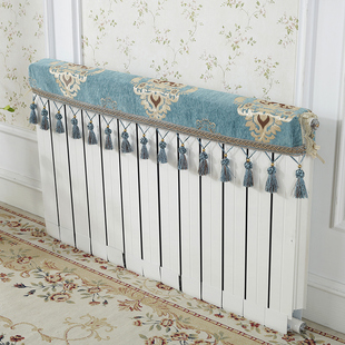 欧式 铸铁暖气片家用防尘套保护罩 暖气片罩装 饰罩布艺防熏黑罩老式