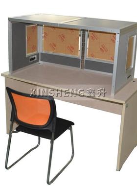 台式翻译间同声传译房桌面口译房W120cmxD60cmxH60cm符合国际商务