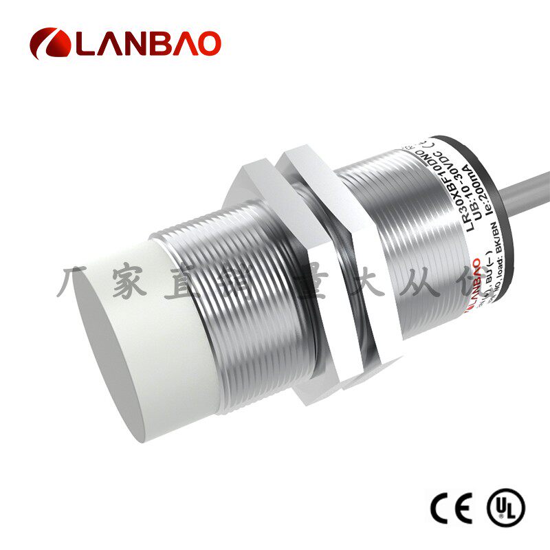 上海兰宝LR30XCN40DNOY远距离接近开关非埋40mm 金属电感传感器