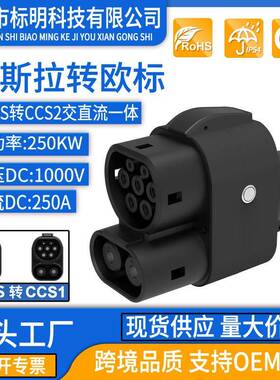 TeslaNACStoccs1toccs2充电桩转接头交直流一体ccs2toccs1