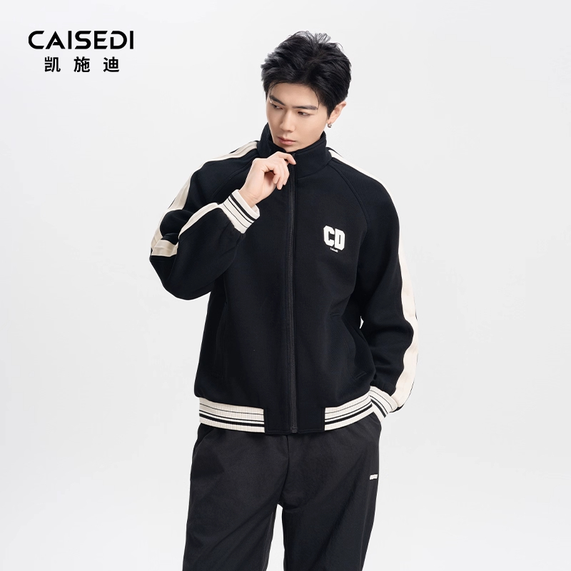 凯施迪立领夹克男士美式休闲外套