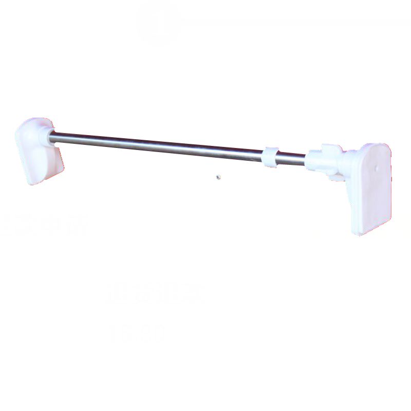 浴帘杆不锈钢免打孔伸缩杆浴室杆窗帘杆毛巾杆挂衣杆晾衣杆大脚板