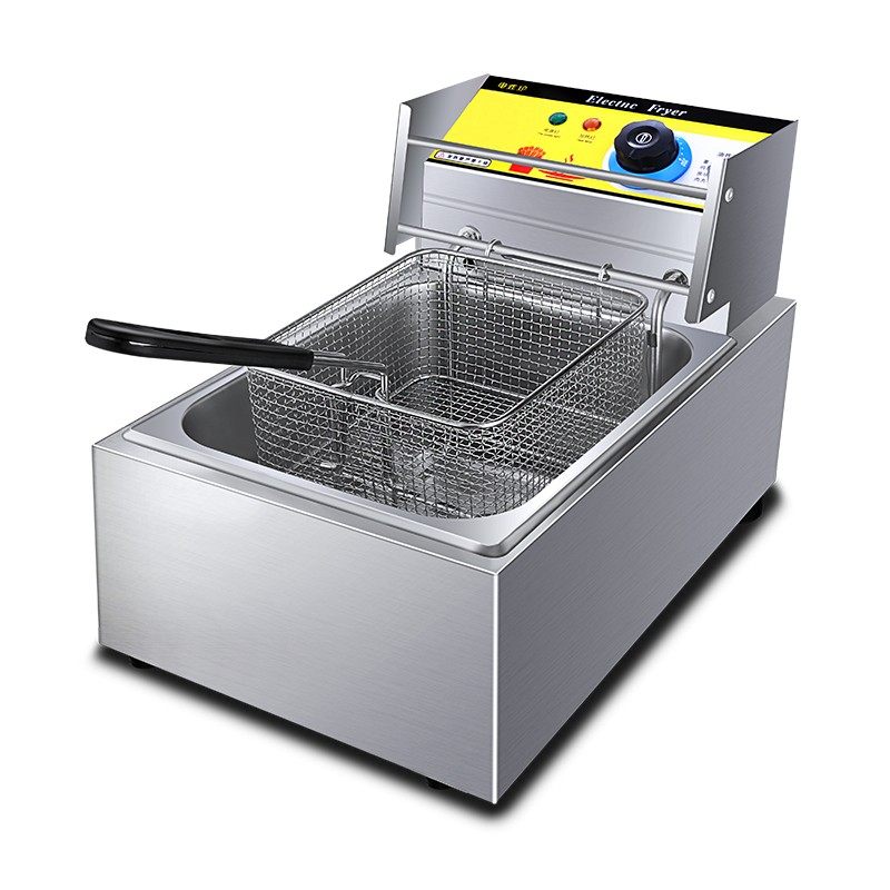 油炸锅商用电炸炉单缸电炸机L大容量摆摊缸电炸锅薯条油条机,厨房电器,商用炸锅/炸串/薯条机,淘宝优惠券,粉丝福利购,淘宝优惠卷