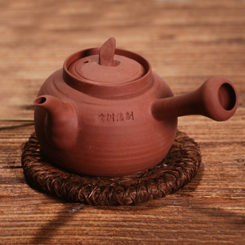 成竹茶器棕丝养壶垫鬃毛隔热防烫垫紫砂朱泥壶茶杯垫手工编织