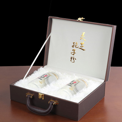 东北特产包装盒一斤装灵芝孢子粉盒子空盒林芝礼盒高档礼品盒定制