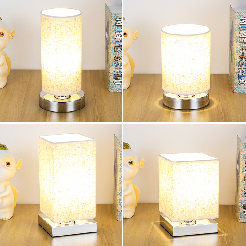 小台灯USB触摸感应无极调光卧室床头灯简约温馨装饰LED喂奶小夜灯