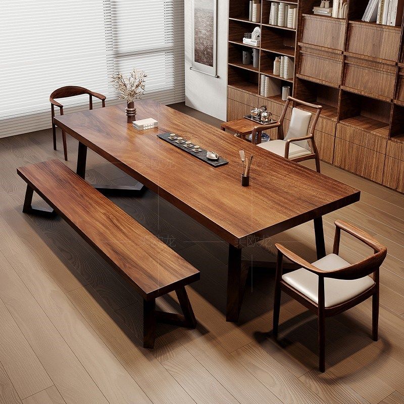 南美胡桃木全实木茶桌椅客厅高档茶台现代办公家用茶几,住宅家具,家用茶台/茶桌,淘宝优惠券,粉丝福利购,淘宝优惠卷