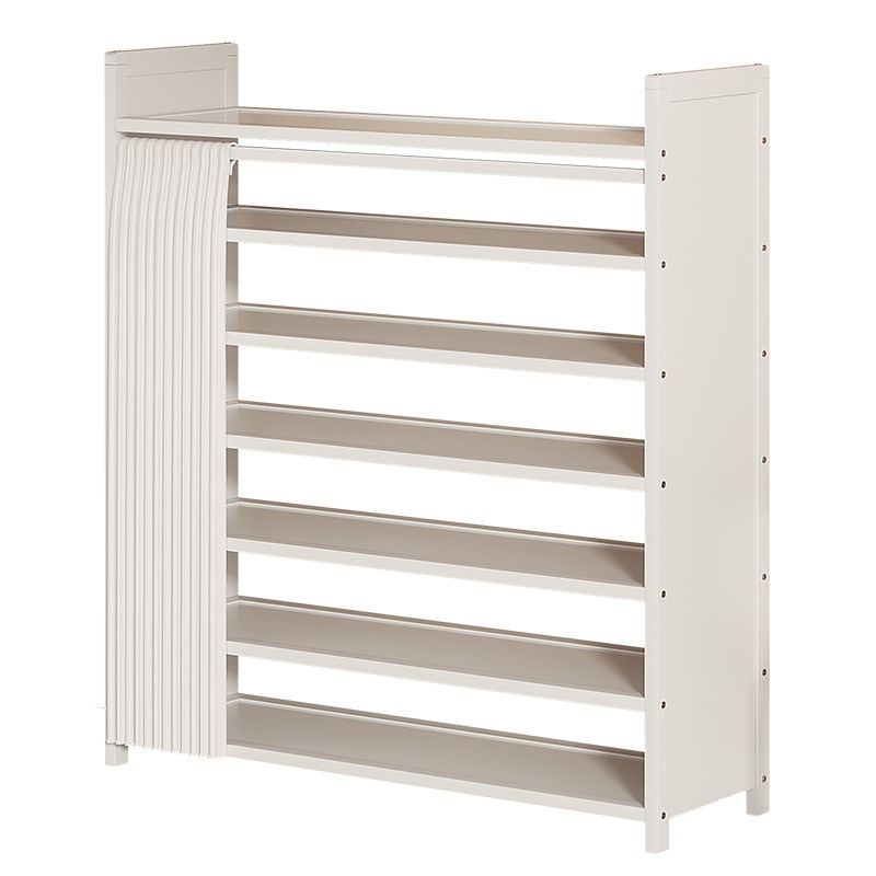 免安装折叠鞋架子家用门口外多层一拉就用出租房用室内看鞋柜竹