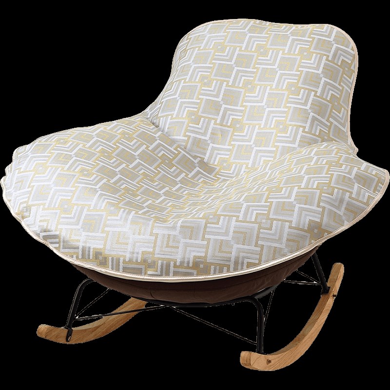 夏季摇椅替换罩冰丝盖布懒人躺椅垫坐垫龙虾椅防滑摇椅垫椅