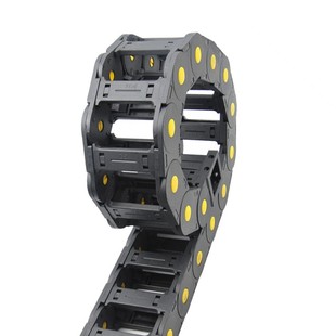 尼龙拖链桥式全封闭拖链线槽床塑料拖链雕刻工程穿线拖链