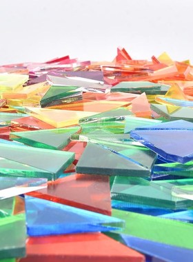 彩色碎玻璃拼图琉璃地狱烧脑级地狱级高难度异形拼图uzzl