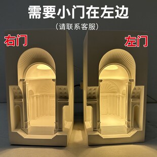 佛罗伦萨石灯墙角壁灯内嵌入式转角感应灯预埋宫殿壁龛灯