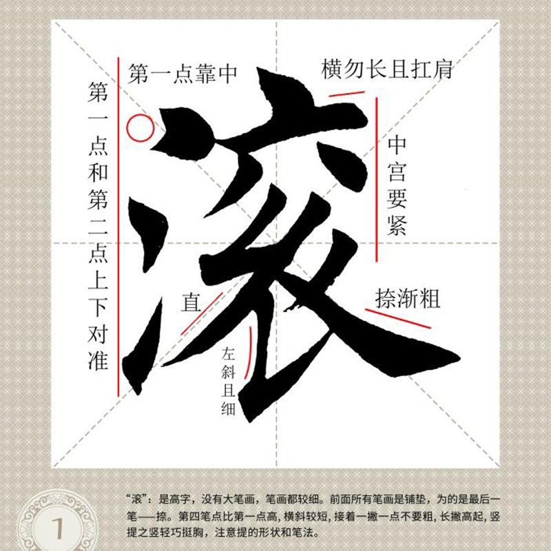 临江仙长篇作品田英章楷书毛笔字帖欧阳询田楷精解卡临摹描红字卡