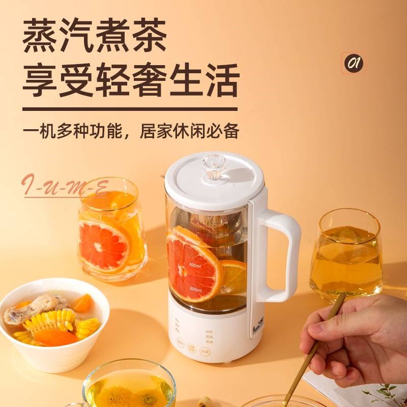 花茶养生壶式办公室家用600ml小型电炖杯养生杯烧水壶电茶壶