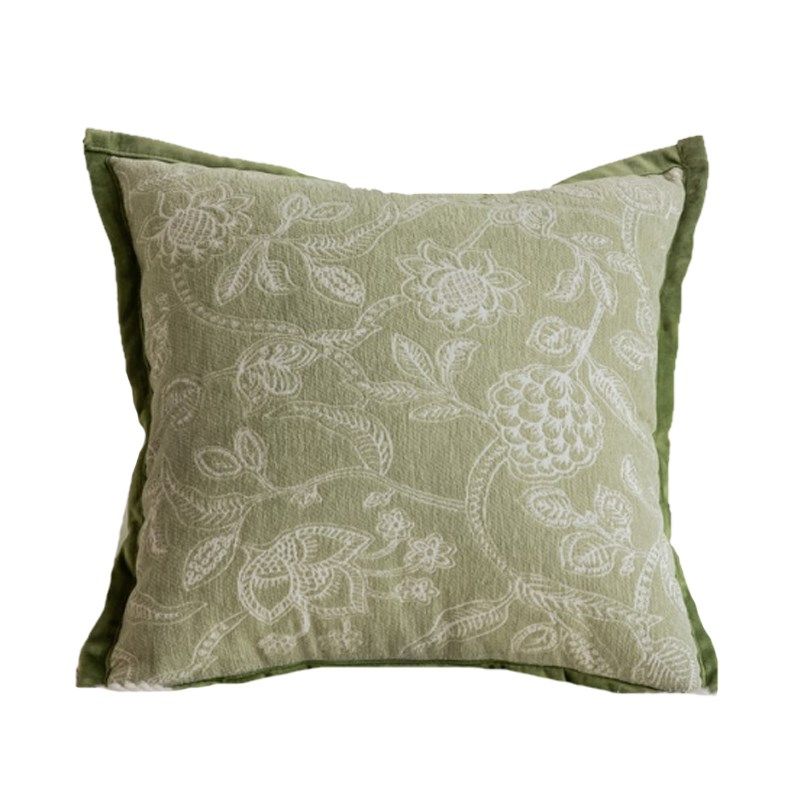 雪尼尔沙发抱枕现代靠枕客厅样板间飘窗床头靠垫绿色,居家布艺,靠垫/抱枕,淘宝优惠券,粉丝福利购,淘宝优惠卷