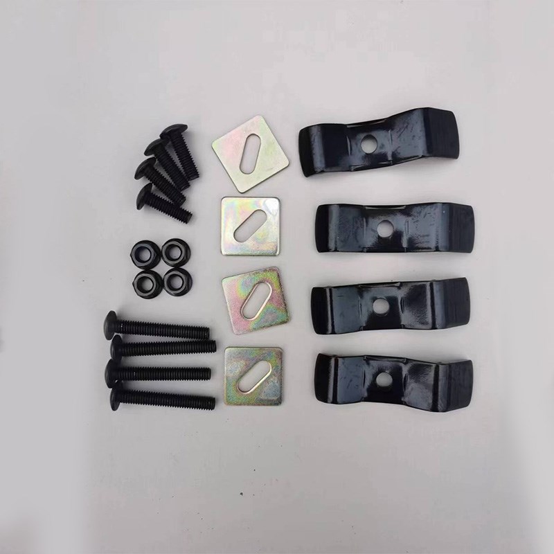 摩托车电瓶车尾箱压码压条螺丝垫片铁条碳钢电容通用改装防水固定