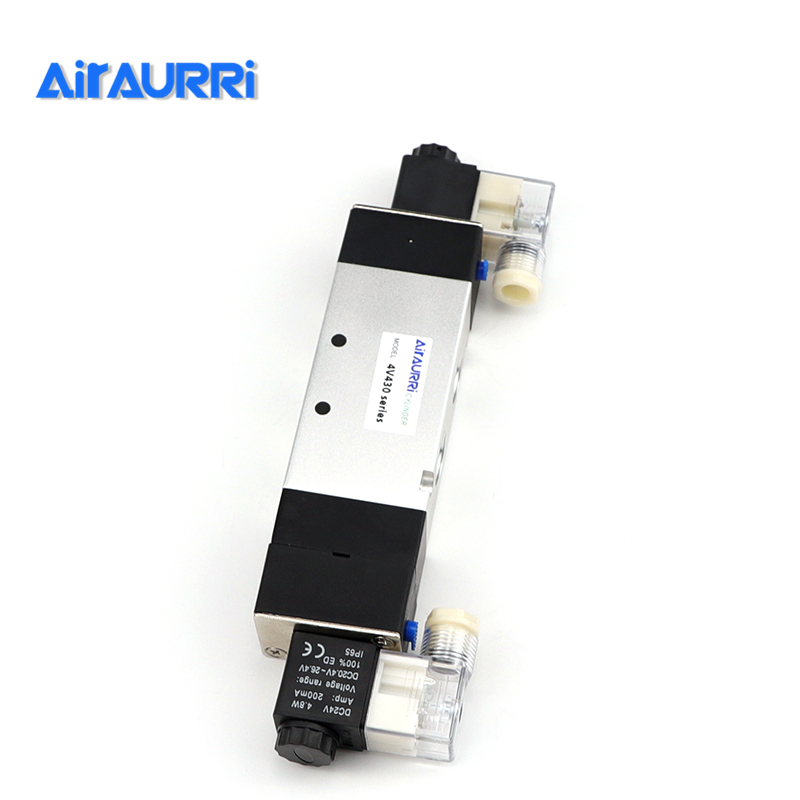 V0-15三位五通电磁换向气 DCV DC2V C110V C