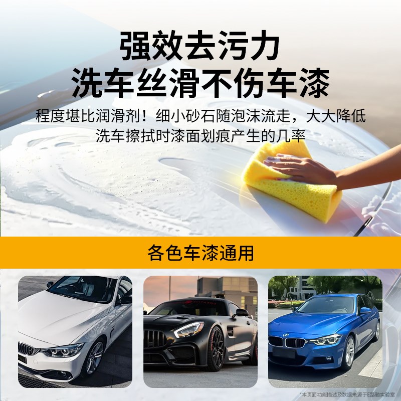汽车泡沫洗车水蜡上光除污除渍洗车剂洗车液清洗剂强力去污