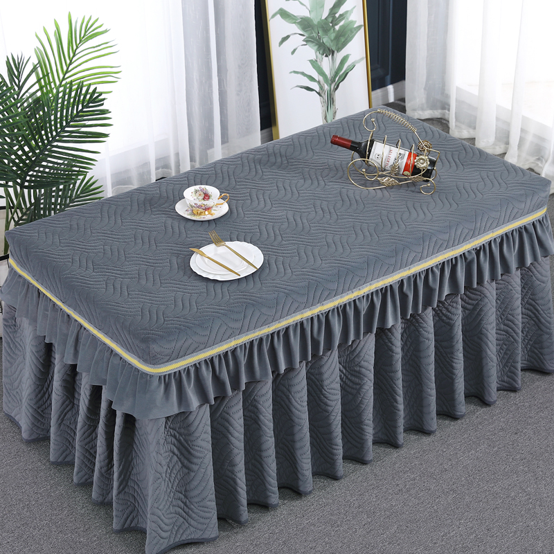 冬天烤火桌子罩加厚长方形电炉罩加绒家用电炉罩取暖器桌罩子