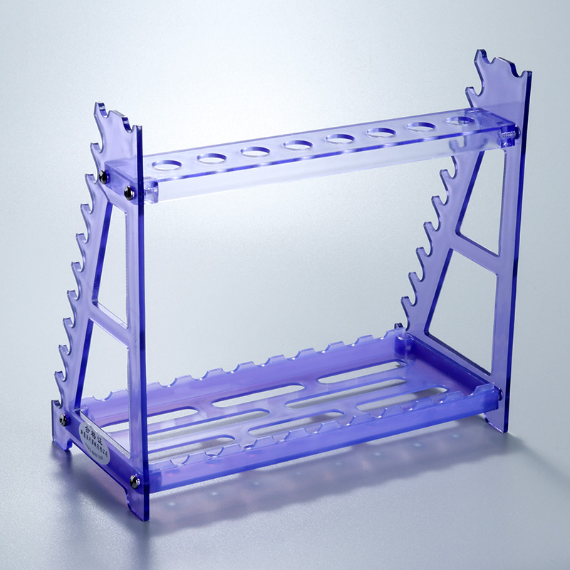 移液管架实验室用新款塑料梯形移液管架吸管架沥干架胖肚移液管架