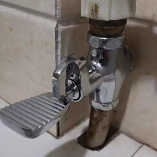 脚踩式小便池蹲坑门脚踏式大便冲水卫生间脚踏脚踩